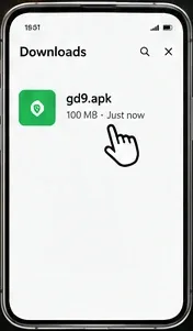 打开 GD9 APK 文件